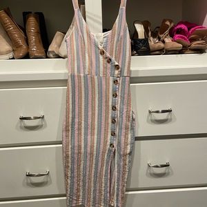 Beautiful body con spring/summer dress. Perfect for a baby shower, wedding event